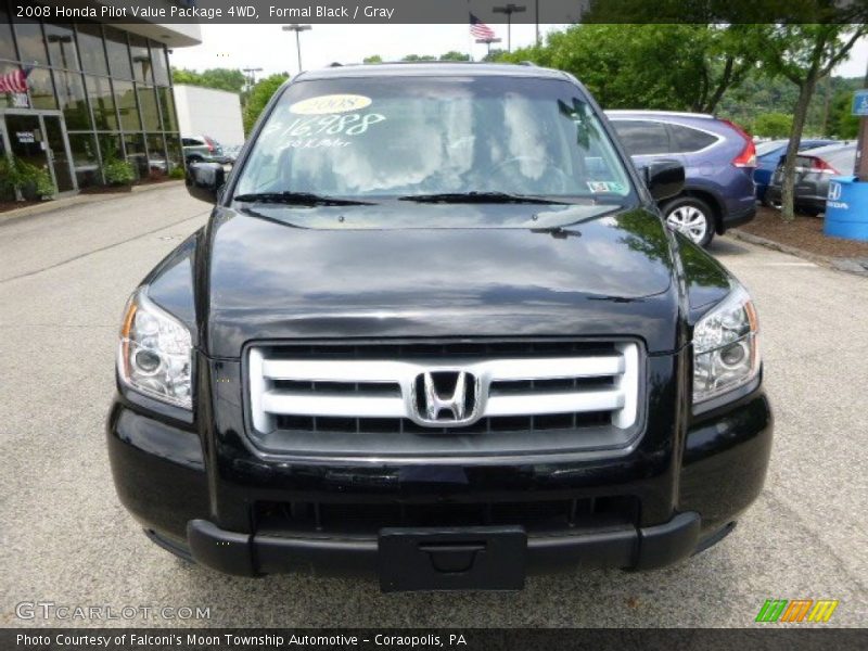 Formal Black / Gray 2008 Honda Pilot Value Package 4WD