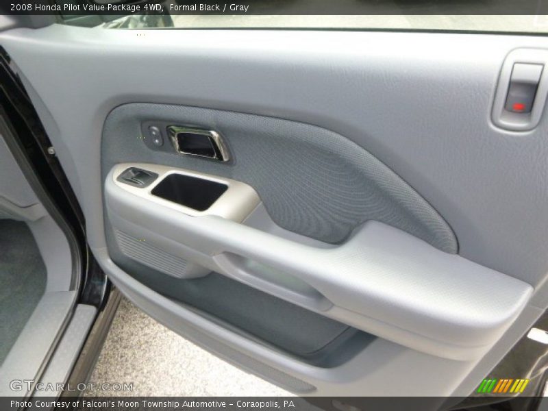 Formal Black / Gray 2008 Honda Pilot Value Package 4WD