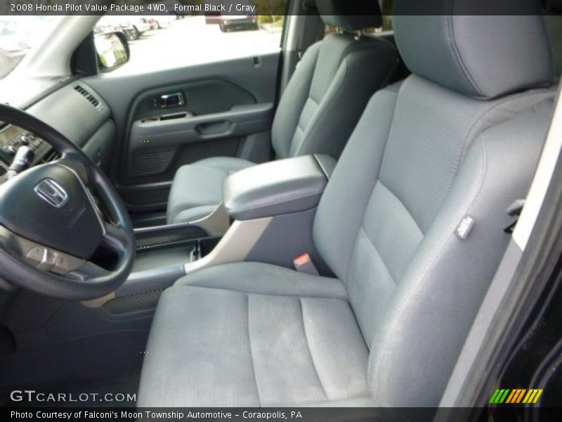 Formal Black / Gray 2008 Honda Pilot Value Package 4WD