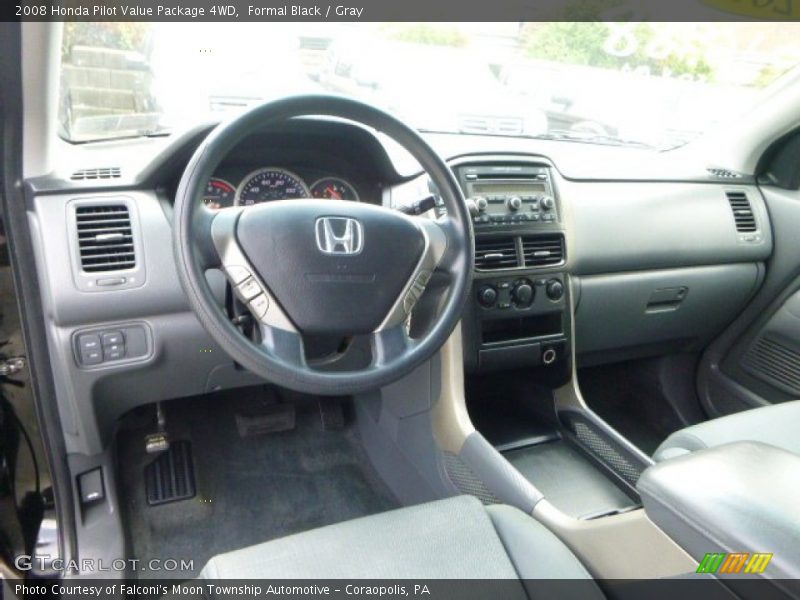 Formal Black / Gray 2008 Honda Pilot Value Package 4WD