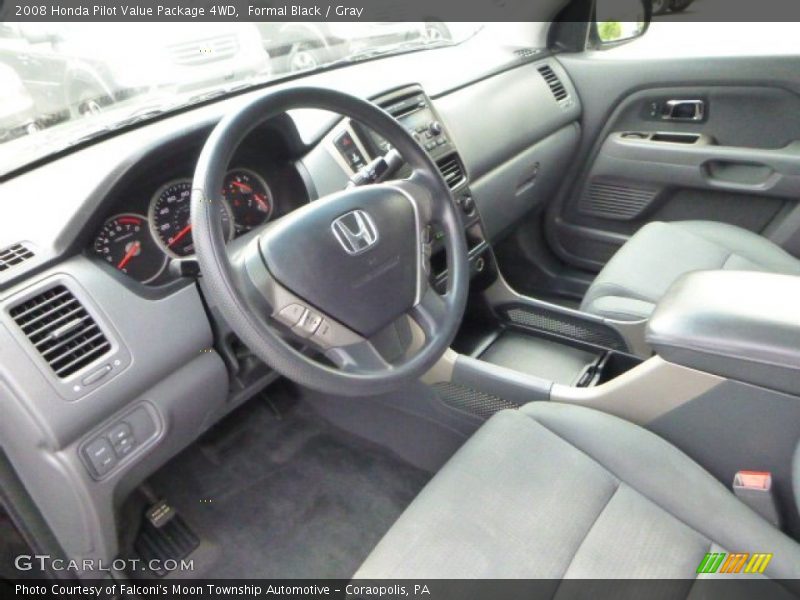 Formal Black / Gray 2008 Honda Pilot Value Package 4WD