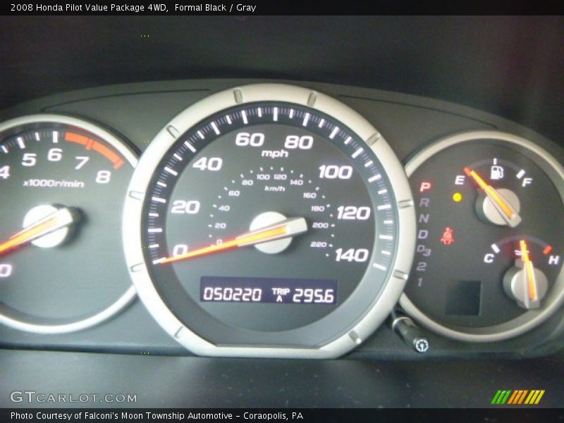Formal Black / Gray 2008 Honda Pilot Value Package 4WD