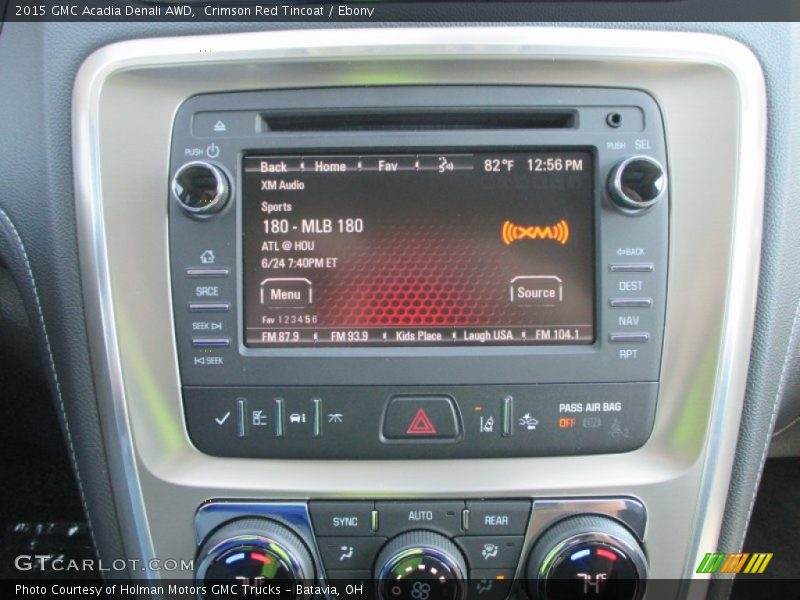Controls of 2015 Acadia Denali AWD