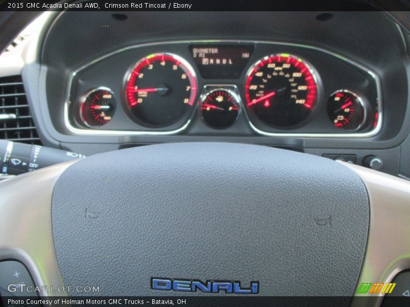 Crimson Red Tincoat / Ebony 2015 GMC Acadia Denali AWD