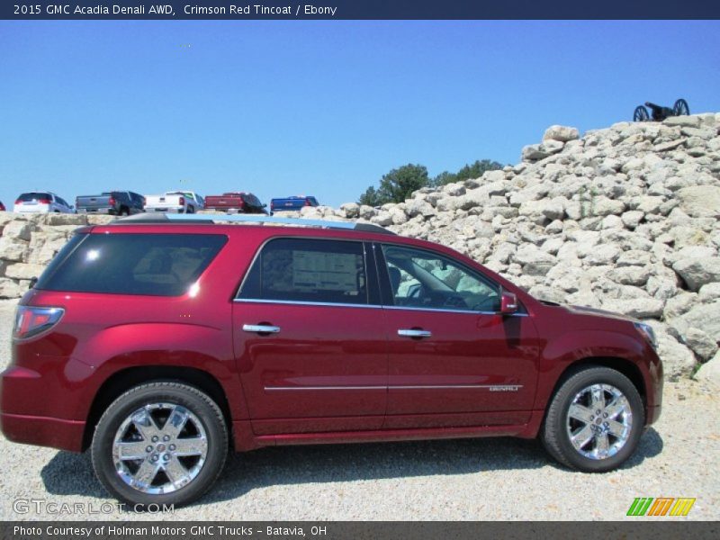 Crimson Red Tincoat / Ebony 2015 GMC Acadia Denali AWD