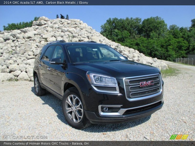 Carbon Black Metallic / Ebony 2014 GMC Acadia SLT AWD