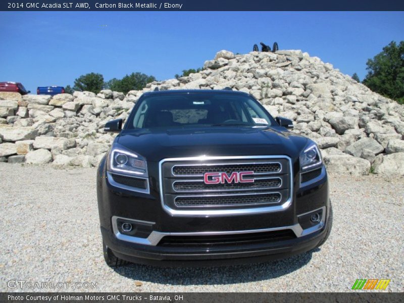 Carbon Black Metallic / Ebony 2014 GMC Acadia SLT AWD
