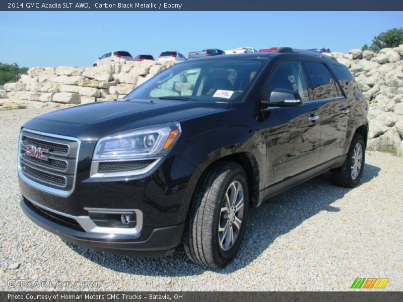Carbon Black Metallic / Ebony 2014 GMC Acadia SLT AWD