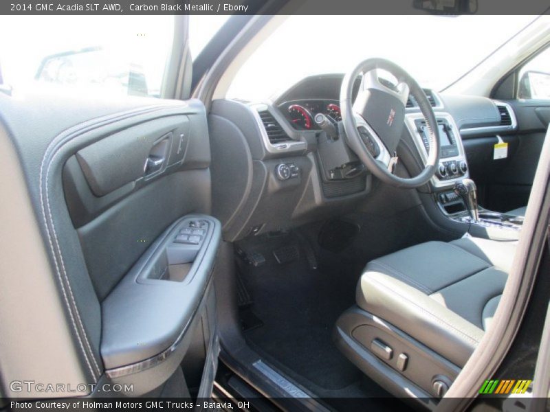 Carbon Black Metallic / Ebony 2014 GMC Acadia SLT AWD