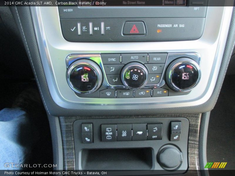Carbon Black Metallic / Ebony 2014 GMC Acadia SLT AWD