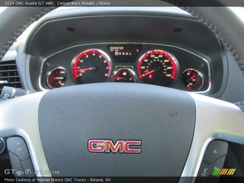 Carbon Black Metallic / Ebony 2014 GMC Acadia SLT AWD