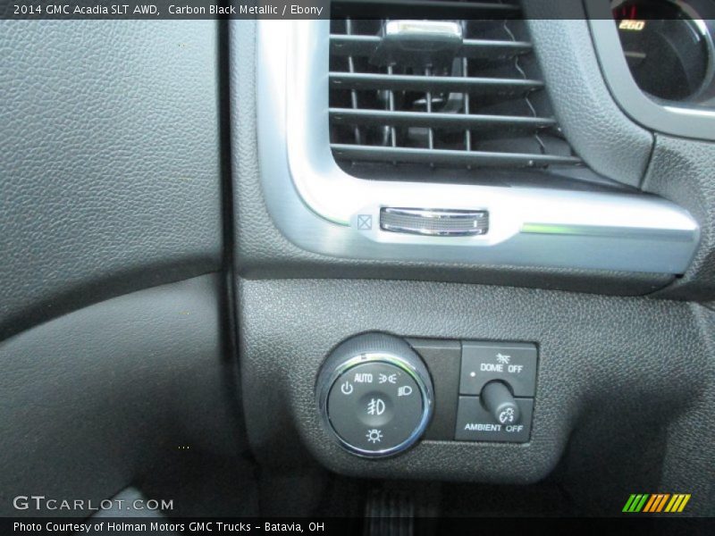 Carbon Black Metallic / Ebony 2014 GMC Acadia SLT AWD