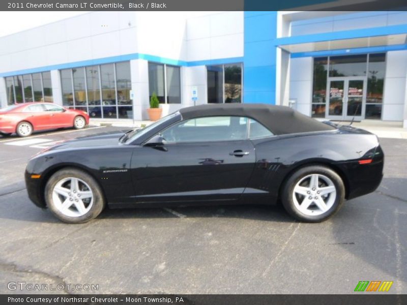 Black / Black 2011 Chevrolet Camaro LT Convertible