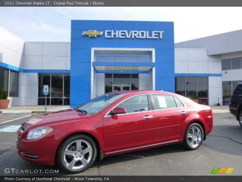 Crystal Red Tintcoat / Ebony 2012 Chevrolet Malibu LT