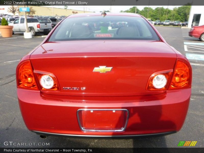Crystal Red Tintcoat / Ebony 2012 Chevrolet Malibu LT