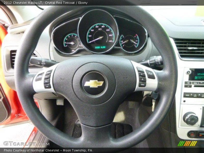 Crystal Red Tintcoat / Ebony 2012 Chevrolet Malibu LT