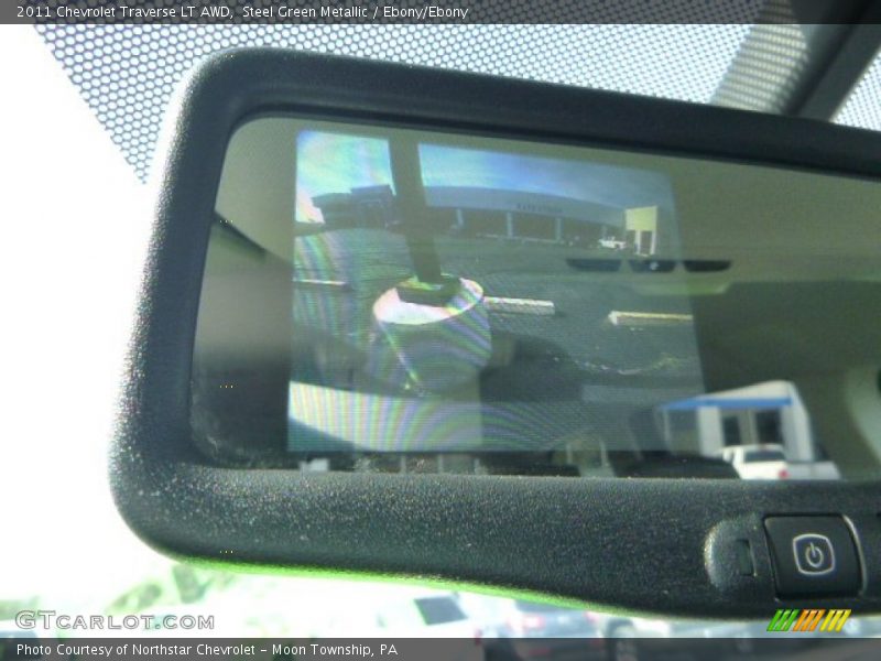 Steel Green Metallic / Ebony/Ebony 2011 Chevrolet Traverse LT AWD