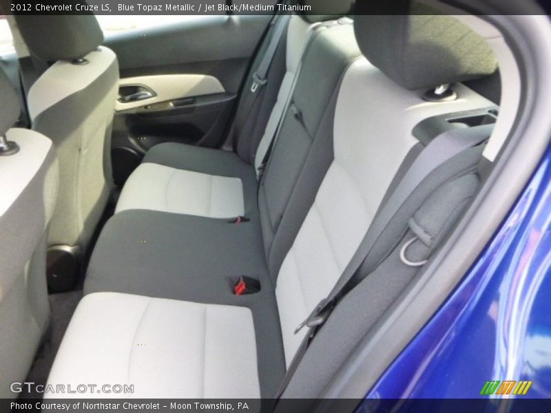 Blue Topaz Metallic / Jet Black/Medium Titanium 2012 Chevrolet Cruze LS