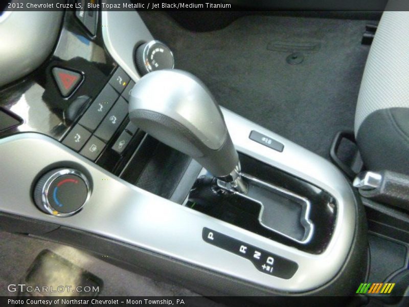 Blue Topaz Metallic / Jet Black/Medium Titanium 2012 Chevrolet Cruze LS