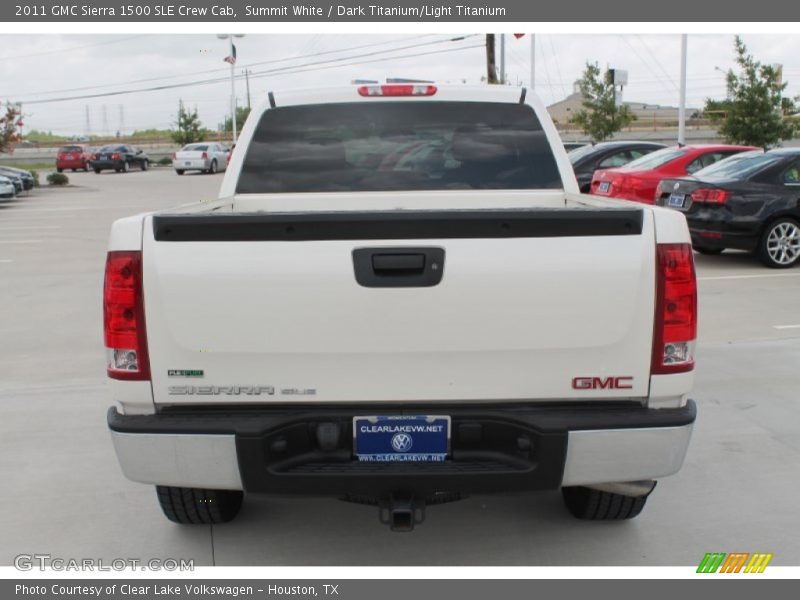 Summit White / Dark Titanium/Light Titanium 2011 GMC Sierra 1500 SLE Crew Cab