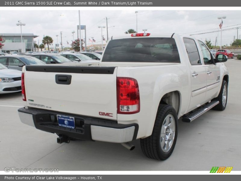 Summit White / Dark Titanium/Light Titanium 2011 GMC Sierra 1500 SLE Crew Cab