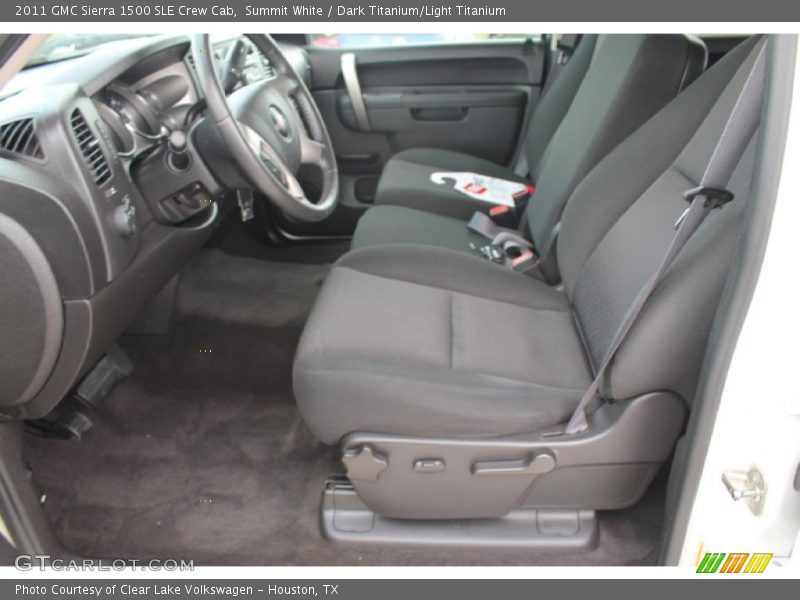 Summit White / Dark Titanium/Light Titanium 2011 GMC Sierra 1500 SLE Crew Cab