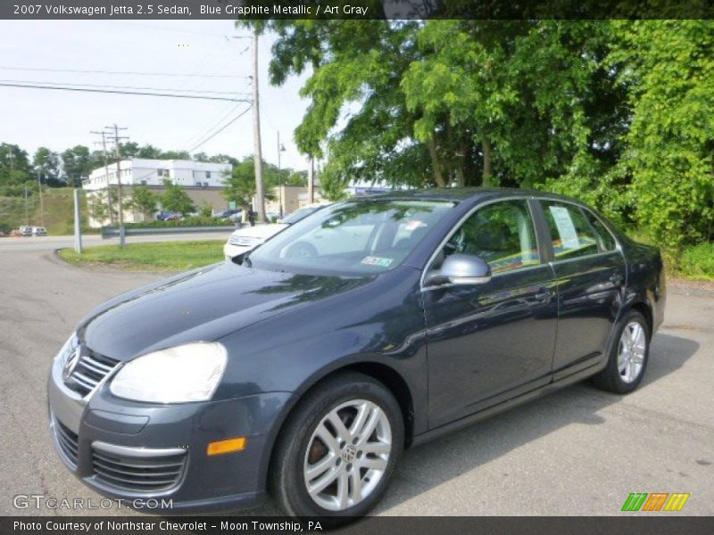 Blue Graphite Metallic / Art Gray 2007 Volkswagen Jetta 2.5 Sedan