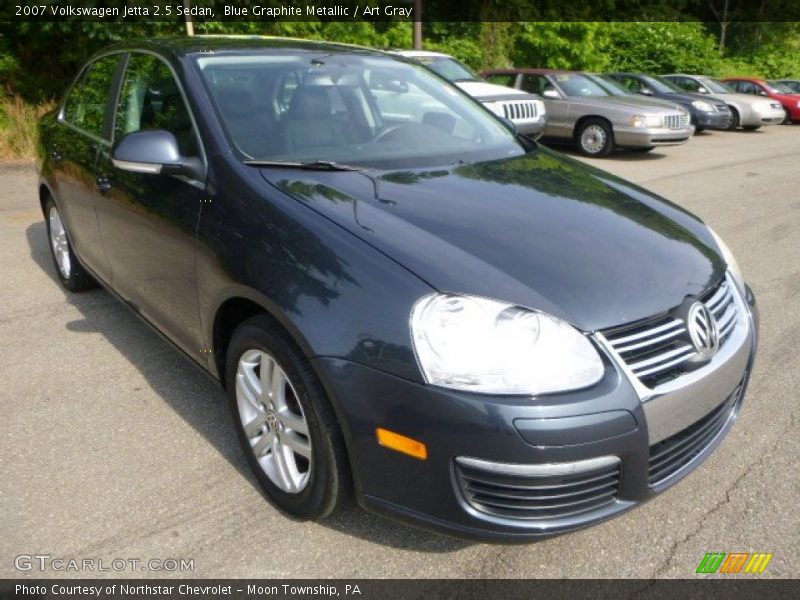 Blue Graphite Metallic / Art Gray 2007 Volkswagen Jetta 2.5 Sedan