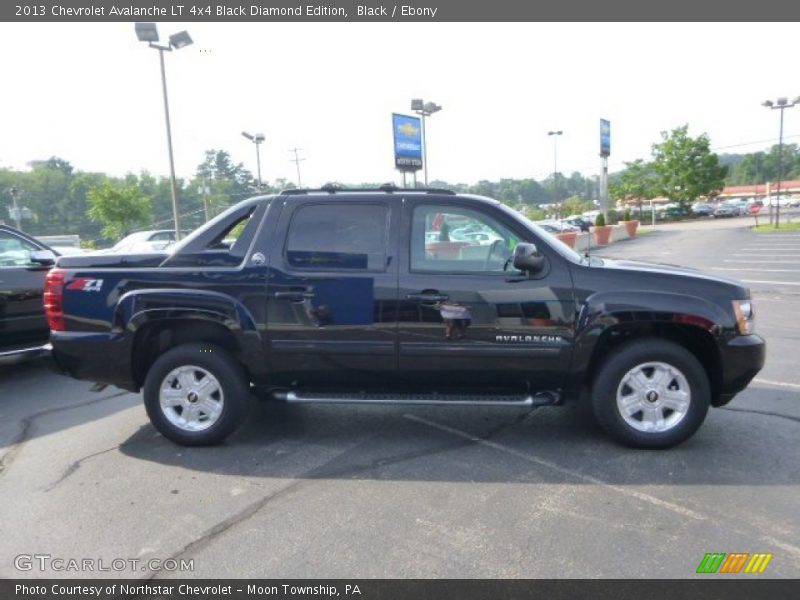 Black / Ebony 2013 Chevrolet Avalanche LT 4x4 Black Diamond Edition