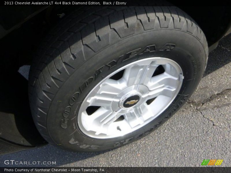 Black / Ebony 2013 Chevrolet Avalanche LT 4x4 Black Diamond Edition