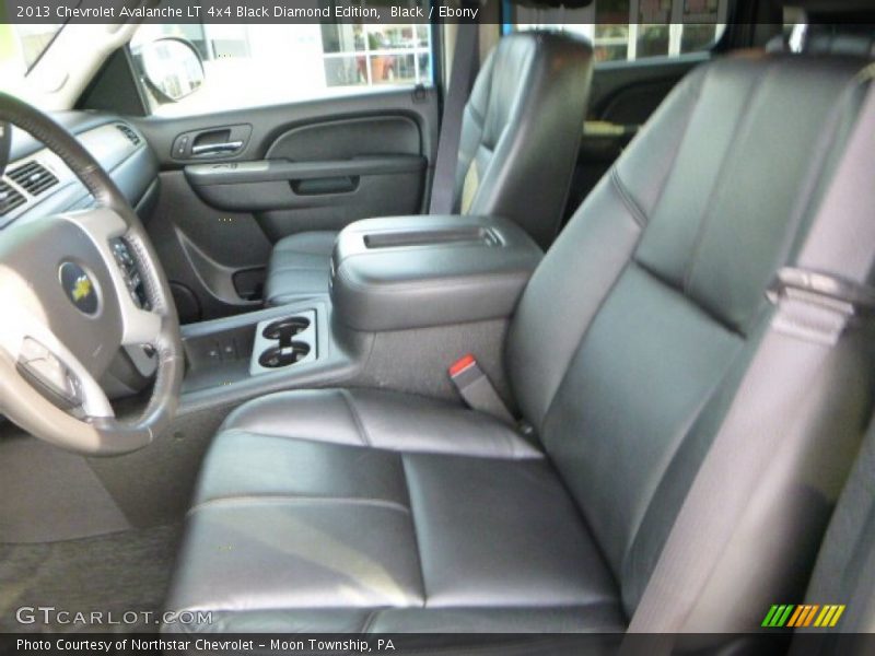 Black / Ebony 2013 Chevrolet Avalanche LT 4x4 Black Diamond Edition