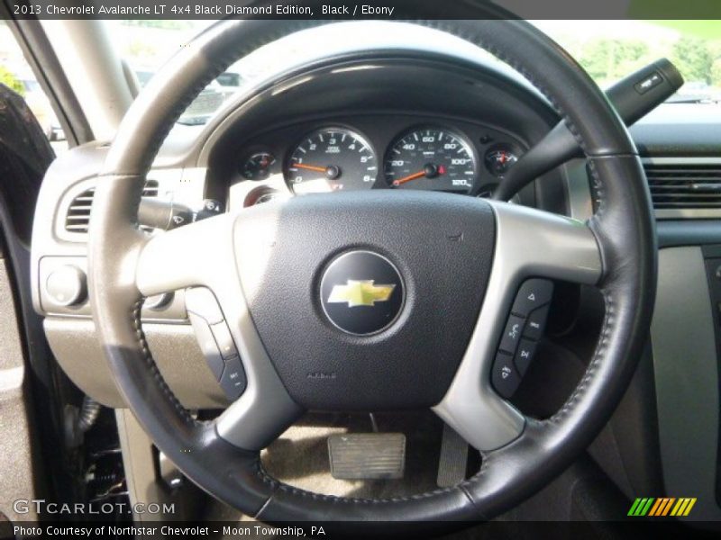 Black / Ebony 2013 Chevrolet Avalanche LT 4x4 Black Diamond Edition