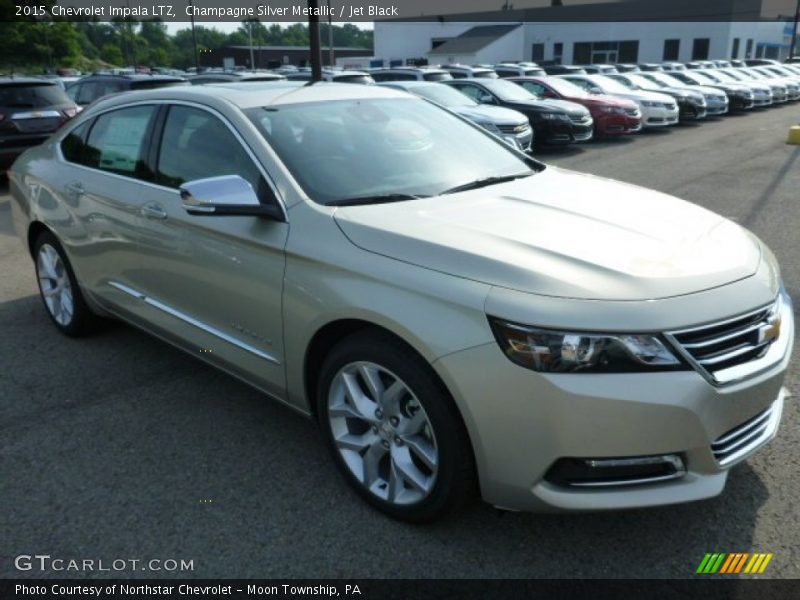 Champagne Silver Metallic / Jet Black 2015 Chevrolet Impala LTZ