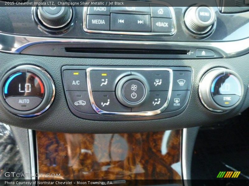 Champagne Silver Metallic / Jet Black 2015 Chevrolet Impala LTZ