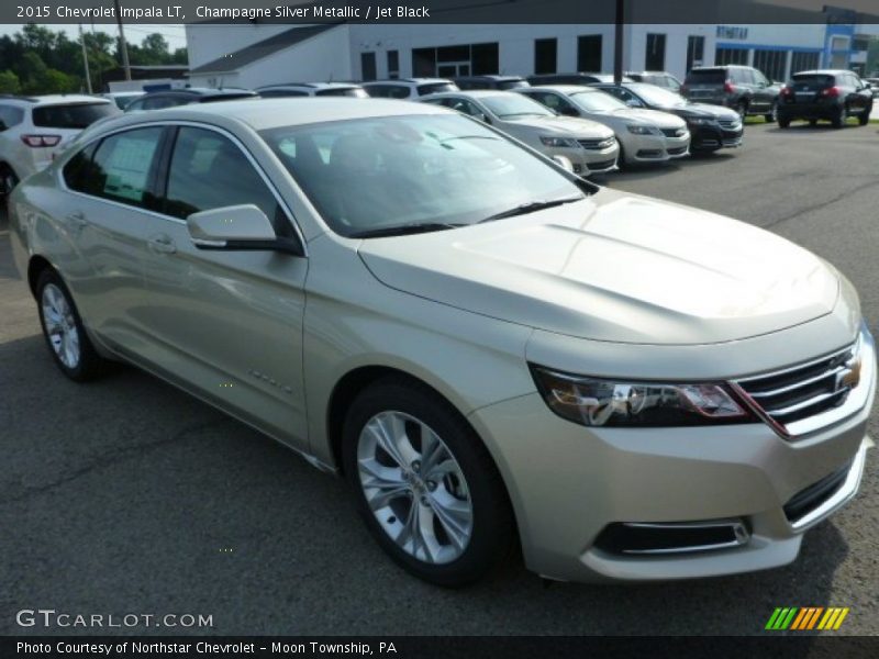 Champagne Silver Metallic / Jet Black 2015 Chevrolet Impala LT