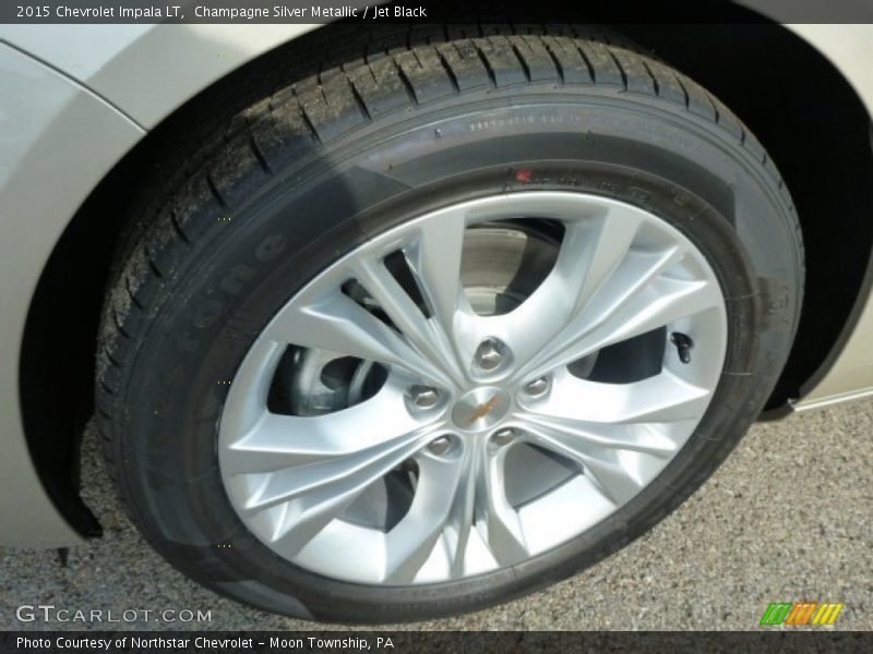 Champagne Silver Metallic / Jet Black 2015 Chevrolet Impala LT