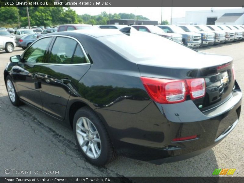 Black Granite Metallic / Jet Black 2015 Chevrolet Malibu LT