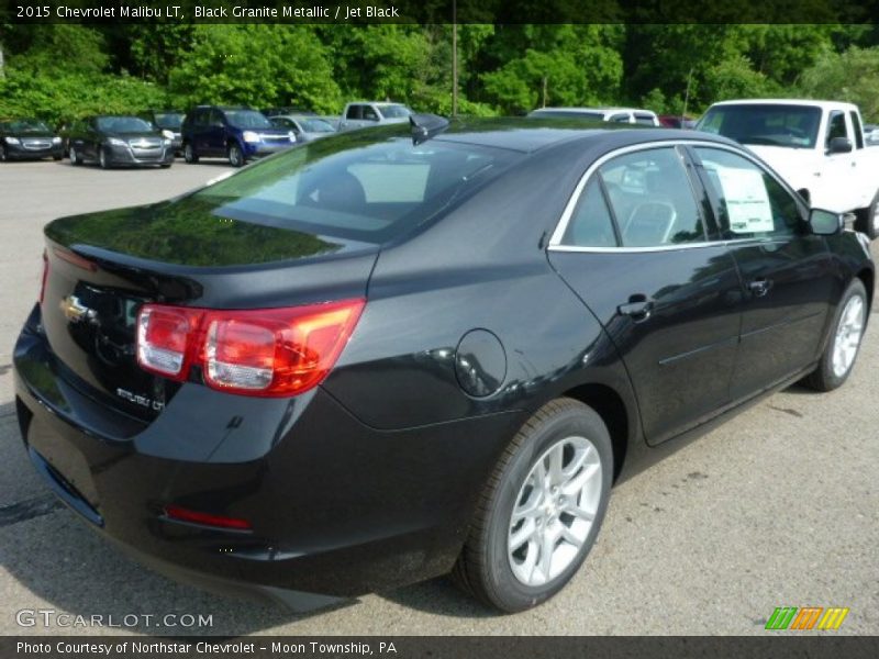 Black Granite Metallic / Jet Black 2015 Chevrolet Malibu LT