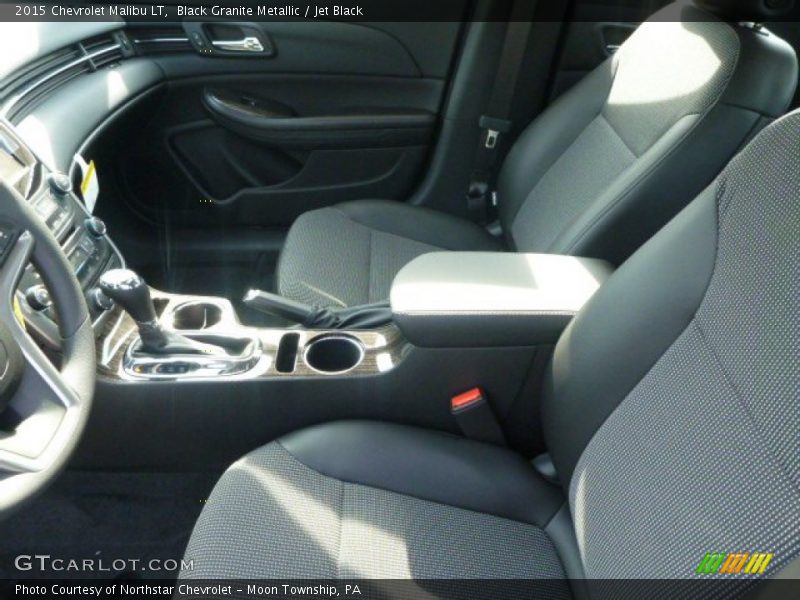 Black Granite Metallic / Jet Black 2015 Chevrolet Malibu LT