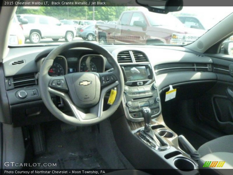 Black Granite Metallic / Jet Black 2015 Chevrolet Malibu LT
