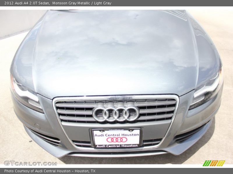 Monsoon Gray Metallic / Light Gray 2012 Audi A4 2.0T Sedan