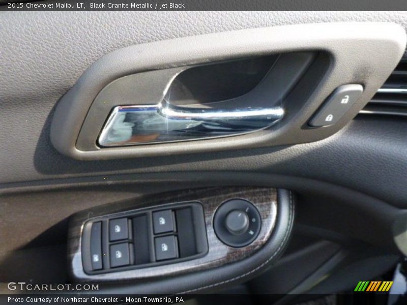 Black Granite Metallic / Jet Black 2015 Chevrolet Malibu LT