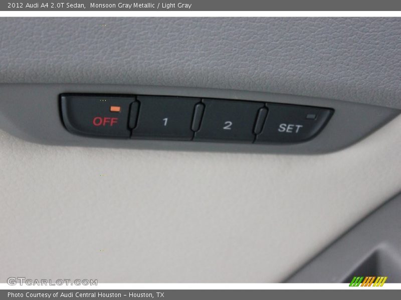 Monsoon Gray Metallic / Light Gray 2012 Audi A4 2.0T Sedan