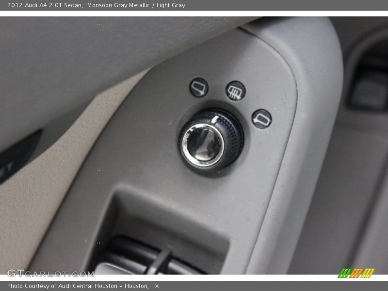 Monsoon Gray Metallic / Light Gray 2012 Audi A4 2.0T Sedan