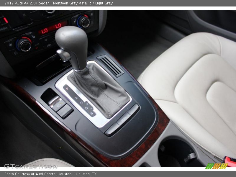 Monsoon Gray Metallic / Light Gray 2012 Audi A4 2.0T Sedan