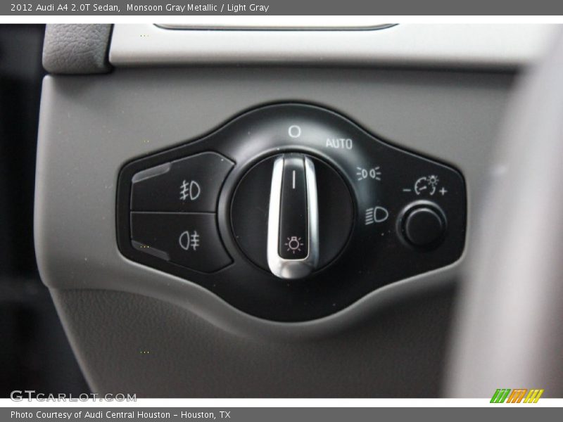 Monsoon Gray Metallic / Light Gray 2012 Audi A4 2.0T Sedan