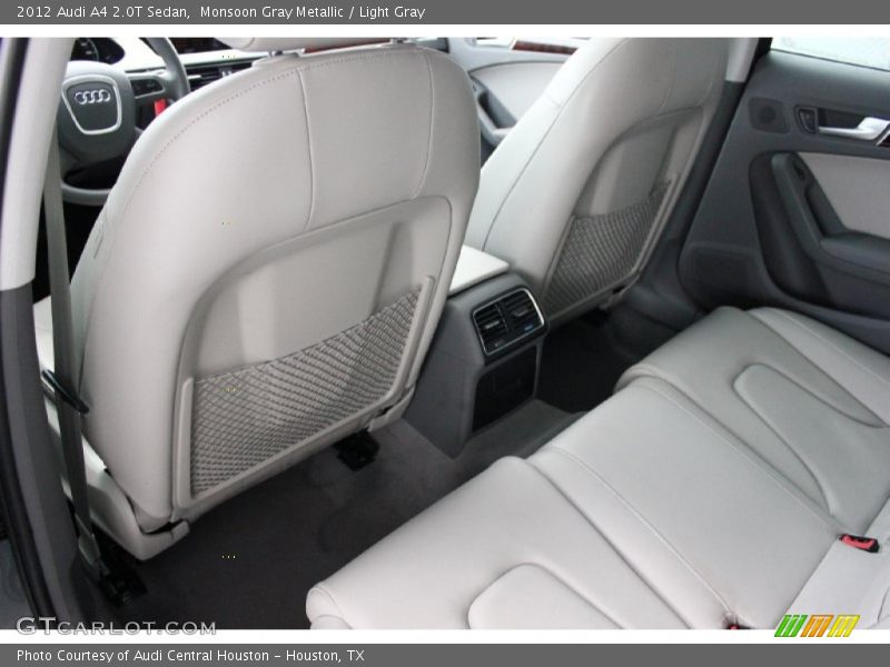 Monsoon Gray Metallic / Light Gray 2012 Audi A4 2.0T Sedan
