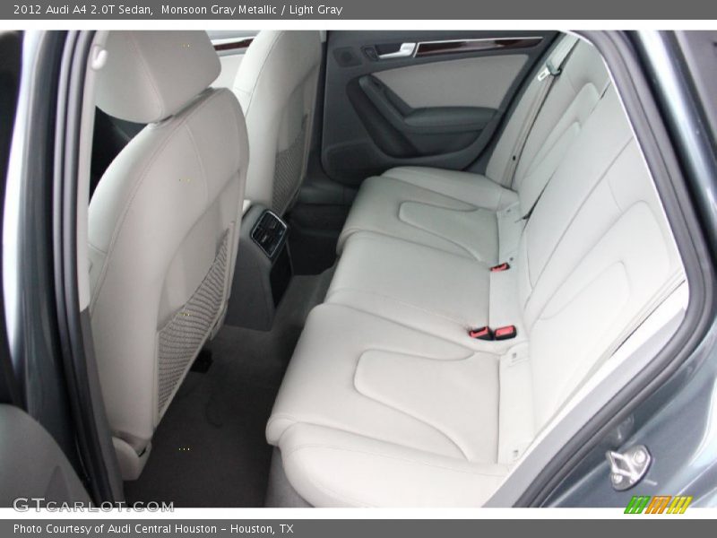 Monsoon Gray Metallic / Light Gray 2012 Audi A4 2.0T Sedan