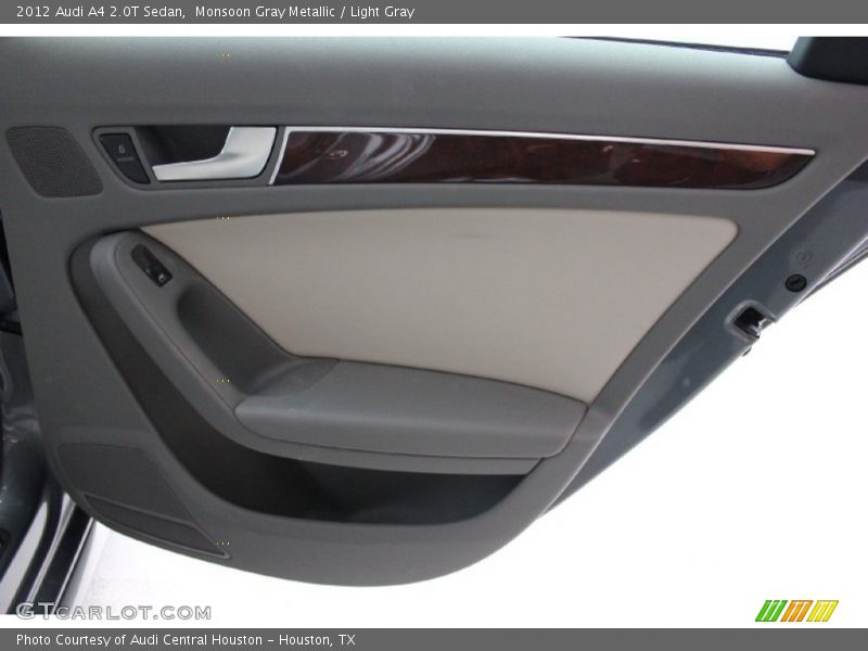 Monsoon Gray Metallic / Light Gray 2012 Audi A4 2.0T Sedan