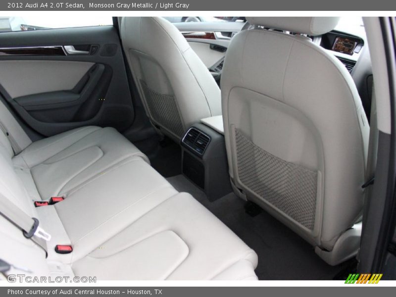 Monsoon Gray Metallic / Light Gray 2012 Audi A4 2.0T Sedan